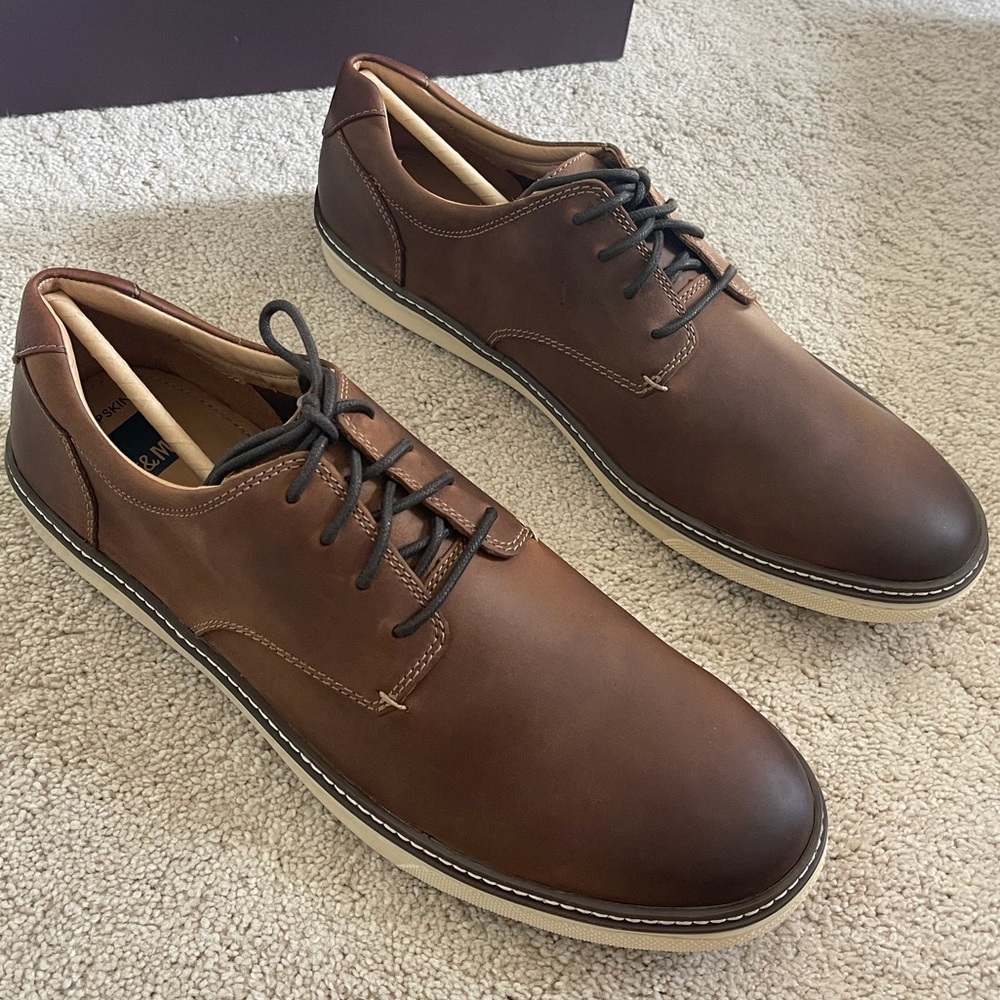 Johnston & Murphy MCGUFFEY Plain Toe Tan NWT